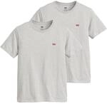 LEVIS Levi's Herren T-Shirt 2er Pack - "Original Housemark Tee", Rundhals, Baumwolle