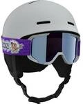 SALOMON Kinder Helm HELMET PLAYER COMBO Ice Flow