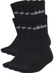 ADIDAS Herren Socken LINEAR CUSHIONED CREW SOCKEN 10ER-PACK