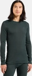 Odlo 159102, ODLO Herren Langarm Shirt BL TOP crew neck l/s ACTIVE WARM ECO Grau male