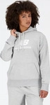 New Balance WT31533, NEW BALANCE Damen Kapuzensweat Essentials Stacked Logo...