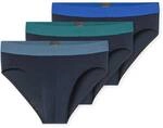 SCHIESSER Herren Rio-Slip 3er Pack - Serie "95/5", Kontraststreifen