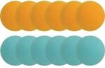 SCHILDKR&Ouml;T Spiel Fire Blaster Ersatzb&auml;lle, 6 orange + 6 blau