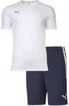 PUMA Herren Finisher Set - Training Shorts kurz, Funktionsshirt Rundhals uni