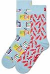 HAPPY SOCKS Happy Socks Unisex Socken, 2er Pack - Geschenkbox, Farbmix