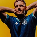 Adidas JN2070, ADIDAS Herren Trikot Deutschland 26 Authentic Ausw&auml;rts Blau male