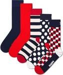 HAPPY SOCKS Happy Socks Unisex Socken, 5er Pack - Motivsocken, Kurzsocken,...