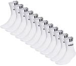 ADIDAS adidas Unisex Quarter Socken, 12er Pack - Cushioned 3S Linear, Logo,...