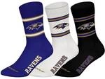 NFL Unisex Socken, 3er Pack - NFL Teams, 3Pack Crew Socks, Football, Logo,