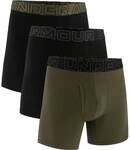 UNDER ARMOUR Herren Unterhose UA PERFORMANCE COTTON - SOLID 6 IN 3PK