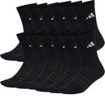 ADIDAS adidas Unisex Socken, 12er Pack - Cushioned Crew Socks, Logo, gepolstert,