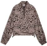 PUMA Damen Jacke ESS GRAPHIC Animal Relaxed AOP Woven Half-Zip
