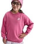 NIKE Kinder Sweatshirt G NSW CLUB FLC OVRSZD CREW LBR