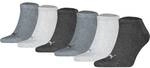PUMA Unisex Sneakersocken, 6er Pack - Sneaker Plain ECOM 6P, Logo, einfarbig