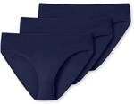 SCHIESSER Damen Slips 3er Pack - Jazz-Pants, Cotton Essentials, Basic, Stretch