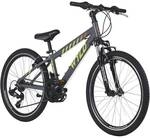 DACAPO WYLD Kinderfahrrad 24" Mistral Grau 18 G&auml;nge RH 32 cm - Ab 8 Jahre