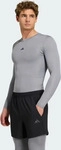 Adidas KR2421, ADIDAS Herren Shirt TF LS TEE Silber male