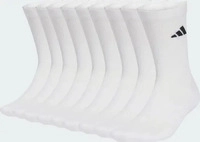 Adidas KF9095, ADIDAS Herren Socken ESSENTIALS CUSHIONED CREW SOCK 10PP Wei&szlig;...