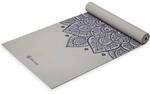GAIAM YOGAMATTE SUSTAINED GREY SUNDIAL FLOWER 5MM CLASSIC PRINTED