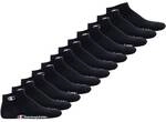 CHAMPION Champion Unisex Socken, 12er Pack - Quarter Socken, Basic, Logo