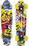 SCHILDKR&Ouml;T Skateboard Retro Skateboard FREE SPIRIT 22&acute; Party