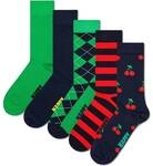 HAPPY SOCKS Happy Socks Unisex Socken, 5er Pack - Everyday Crew 5-Pack,...
