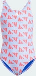 Adidas JE2409, ADIDAS Kinder Badeanzug Logo Graphic V-Back Kids Grau female