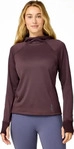 Brooks 221789, BROOKS Damen T-Shirts/Tanks lg.Arm Da Momentum Thermal Hoodie Braun