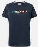 HEAD Damen T-Shirts/Tanks ku.Arm Da RAINBOW T-Shirt