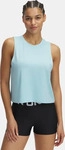 Under Armour 1383654, UNDER ARMOUR Damen Shirt RUSH ENERGY CROP TANK Grau female
