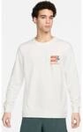 NIKE Herren Shirt Dri-FIT Fleece Long-Sleeve Fitness Crew