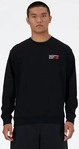 New Balance MT41547, NEW BALANCE Herren Kapuzensweat Athletics Premium Logo Crew