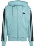 ADIDAS Herren Kapuzensweat Essentials 3-Streifen French Terry