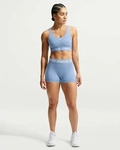 Nike IQ1037, NIKE Damen Tights kurz Da Nike Pro Bike-Shorts (ca. 7,5 cm) mit