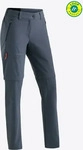 maier sports 3005415RE, MAIER SPORTS Damen Hose Nata Zip Loop Grau female