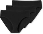 SCHIESSER Damen Slips 3er Pack - Jazz-Pants, Cotton Essentials, Basic, Stretch