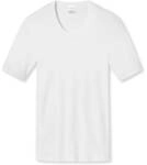 SCHIESSER Herren 1/2 Arm T-Shirt - Jacke, Unterhemd, Cotton Essentials, Feinripp