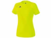 ERIMA Damen PERFORMANCE T-Shirt, Neon Gelb, 34