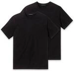 SCHIESSER Herren American T-Shirt 2er Pack - 1/2 Arm, Unterhemd, Rundhals