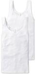 SCHIESSER Damen Unterhemden, 2er Pack - "Cotton Essentials", Tr&auml;gertop, Baumwolle