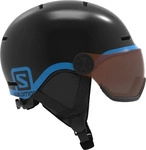 Salomon L39916300, SALOMON Kinder Helm GROM VISOR Black Black/