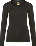 Icebreaker 104378, ICEBREAKER Merino Damen Longleeve 200 Oasis LS Scoop Schwarz