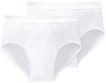 SCHIESSER Herren Slips 2er Pack - Doppelripp, Sportslip, Cotton Essentials
