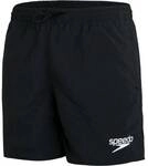 SPEEDO Badehose ESSENTIALS 16 WATERSHORT AM BLACK