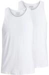 JACK AND JONES JACK&JONES Herren Tanktop, 2er Pack - JACBASIC TANKTOP, einfarbig,