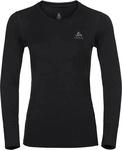 Odlo 110811, ODLO Damen Langarm Shirt BL TOP crew neck l/s MERINO 200 Schwarz...
