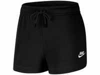 NIKE Damen Shorts NSW ESSNTL, BLACK/WHITE, S