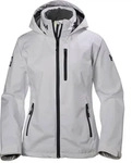 Helly Hansen 33899, HELLY HANSEN Damen Funktionsjacke W CREW HOODED JACKET Grau