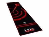 BULL'S Dartboard Carpet Mat 140 Red