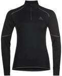 ODLO Damen Unterhemd BL TOP turtle neck l/s half zi